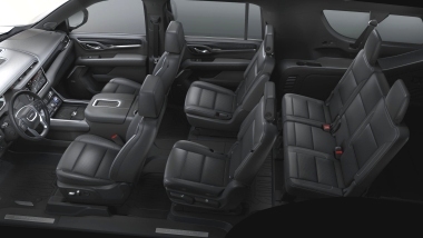 Black GMC Yukon XL Denali Executive SUV Interior